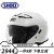 SHOEI摩托车头盔日本进口J-Cruise2双镜片四分三四季巡航半盔男女 WHITE 特白 XL