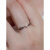 VORE碎钻戒指双生结 银可调节锆石精致简约缠绕小众设计款戒子 银戒指