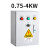 水泵控制箱一用一备潜污排水泵手自动浮球一控一电机启动控制柜箱 一控一0.75-4KW