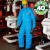 雷克兰（Lakeland）限次型化学防护连体服透气薄款夏季防尘服ESB428 蓝色ESB428 2XL码