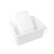 塑料盒长方形白色冰盘商用地摊厨房食I品麻辣烫菜品展示超市收纳盒 普通款3号(长35宽26.5高9) 厘米