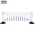 安晟达 城市道路护栏公路市政隔离栏杆锌钢护栏围栏交通设施马路防撞活动护栏 0.6*3.08m 