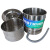 鑫立合 餐厨垃圾干湿分离器商用不锈钢潲水桶快速泔水处理过滤机油水过滤器400*400mm