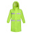 阿力牛 ASF291 长款风衣式雨衣 连帽反光劳保雨衣 绿色 2XL 