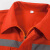 工作服春夏薄款长袖套装男 环卫工人道路施工户外护林员橙色工服 桔红灰反 175