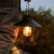 太阳能户外室外防水景观小夜灯阳台花园布置露台装饰吊挂灯 黑色4个装