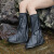 莱文格（LEVENGER）防雨鞋套高筒鞋套PVC加厚防滑鞋套骑行户外防护防水鞋套 厂家批发 819A高筒咖啡色 XL(41-42)