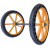  京繁 实心轮 板车斗车架子工地手推车轮 一件价 钢筋实心轮单个18寸钢圈