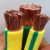 黄绿双色接地线BVR1~240平方双色接地线国标单芯多股铜芯软电线 黄绿双色BVR1.5平方/盘100米