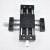 铝合金二维XY轴手动移动滑台微调不锈钢丝杆光学位移平台 双行程60*60mm带底板滑台