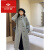 俞兆林（YUZHAOLIN）羊绒大衣100%女双面绒品牌2023年新款中长款加厚双面羊绒大衣宽松 粉色 均码