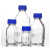 襄昱优工 GD-Y1118 实验室蓝盖试剂 透明GL45瓶 500mL  2个装  包