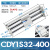 CY1S磁偶RMT滑块导轨三杆无杆气缸CDY1S32-100/200/300/400/500ZS C DY1S 32-400