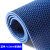 防滑地垫厨房厕所防滑垫浴室户外商用塑料pvc镂空防水垫地毯门垫 蓝色4.5毫米普通厚 0.9米宽*2米长