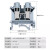 UK2.5B3N5N6N10平方接线端子电压电流保险接地排导轨式挡板连接条 UK10N接线端子50片 合金
