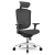 支家萌芽 高端人体工学椅电脑椅办公椅舒适家用护腰可调节椅子 灰框灰网