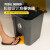 定制脚踏式垃圾桶大容量户外大号商用篓圾环卫厨房带盖脚踩大型箱 红色