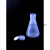 塑料三角烧瓶PP锥形瓶广口塑料摇瓶50 100 250ml带盖实验室瓶子工业品 广口无盖250ml