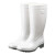 厂鞋高长筒雨鞋白色厨房耐磨防滑工业雨靴防汛水鞋 603白色加棉 36