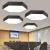 爱迪普森（IDEAPOST）YC-SXLB-HS-001 led办公室会议餐厅吊灯异形黑色六角实心42W/60*52CM