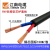 定制适用江南电缆RVV软护套线2/3/4/5足芯多平方电线电缆监控工程直销国标 rvv2*2.5黑色100米