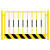 定制工地基坑护栏网道路工程施工警示围栏建筑定型化临边防护栏杆 1.5米*2米/9kg 黄黑 网片
