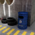 工业风铁桶户外垃圾桶240L大容量个性创意带盖垃圾箱大号商用 颜色定制