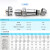 防水航空插头插座WY32-4针6-8-10-11-12-13-19芯夹爪插头TE翻盖ZG WY32-6芯 插头TE