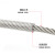 览团 304不锈钢包塑钢丝绳防水防锈钢丝绳 一米价 3mm 
