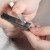 韩国Kowell可威尔不锈钢指甲刀套装 防飞溅指甲剪个人护理修容组合2件套 KA201棕色
