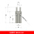 亚德客（AIRTAC）气动手指气缸平行气爪MHZL2/MHZ216D/10D/20/25/32/40D/S夹具D2 MHZ26D