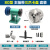 自制车床主轴木工DIY金属总成佛珠机三爪四爪自定心卡盘改造套装 快速尾座+活动 配80型125型160