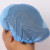 赛瑞佳可水洗无尘帽工作帽车间网帽厨房帽男女通用透气头套夏 普通款5个(蓝色)