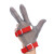 工孚 防切割钢丝手套304不锈钢战术钢环手套 一只价 长款 XS（建议国内女士正常手佩戴） 