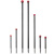 鑫士能 三次元探针三坐标测针M2螺纹红宝石测头碳纤维/钨钢测杆2286/229 M2*6.0*75（4786）碳纤维杆 