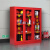 消防柜器材柜微型消防站应急物资柜消防沙箱工地应急物资柜灭火箱 1.8*1.2*0.4米单柜子 加厚钢化玻璃