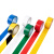 创硕（TECHAIN） PVC粘地胶带 48mm*18m/卷 颜色可选黄黑/红白/红/黄/蓝/绿/黑 10卷起订