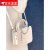 NYYE时尚高级感爱心小方包2023夏季新款小众包包气质百搭手提包斜挎包 白色 包包+肩带