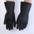 圣驰耐酸碱工业级手套黑色橡胶手套加厚加大防化学防污抗腐蚀劳保手套工业级耐酸碱手套45寸