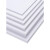 沁岑pvc板高密度建筑沙盘模型diy制作材料整张黑白色雪弗板泡沫板定制 白  0.2*40*60CM 5片