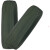 鸣固 防水袖套 加厚PVC涂层防水防油污劳保布袖套5副 墨绿色 MG-SB-1322-1