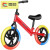 杉贝儿童没有脚踏的自行车平衡车滑行双轮新款2岁3到6岁到8岁滑步 黑色 彩轮 适合2-6岁