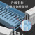 PVC线槽阻燃明装配电箱配电柜走线槽灰白色灰蓝色开口U型工业理线槽 灰白色（高宽） 3030