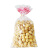 爆米花包装袋透明一次性爆米花桶打包袋品食级塑料袋定做  28cm*4 透明
