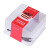 正诚咸奶油红丝绒蛋糕盒子黑森林包装盒西点切块透明吸塑打包盒 白色方底三角盒 50套