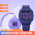 卡西欧（CASIO）腕表  BGD-10系列多功能数字显示时尚防震防水电子荧光照明手表女 紫色BGD10K-2