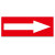 箭头标识贴地面导向牌方向标志牌管道流向指示防水标签不干胶贴纸 紫底白箭头10张 2x5cm