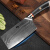 狂鲨大马士革钢菜刀不锈钢桑切肉片刀具厨房厨师专用 男款切片菜刀-手感实-超锋利 60°以上 18.2cm 135mm
