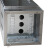 室外不锈钢防雨机柜0.6米0.8米1.2米22u9u户外防水网络监控交换机 不锈钢本色 800x600x450cm