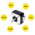 3D打印机配件42步进电机泰坦挤出机电机小型微型写字机雕刻机马达 高品质电机(不带线) 42电机/